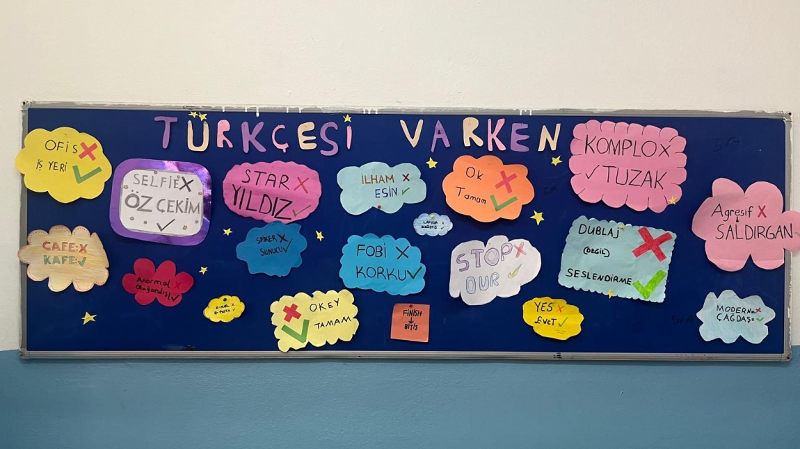 Dilimizin Zenginlikleri Projesi Türkçesi Varken